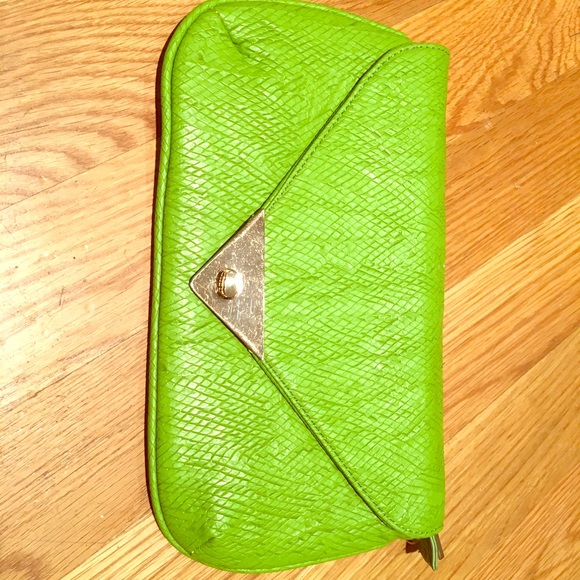 lime green clutch